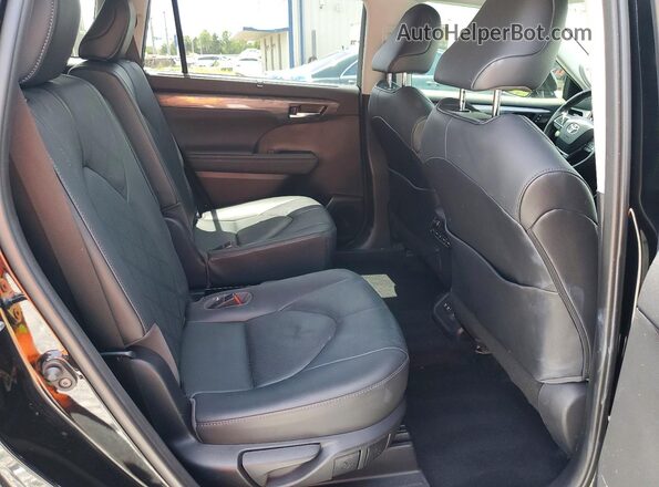 5TDFZRAH5LS002059 2020 TOYOTA HIGHLANDER Black Vista interior trasera