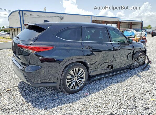 5TDFZRAH5LS002059 2020 TOYOTA HIGHLANDER Black Trasero derecho