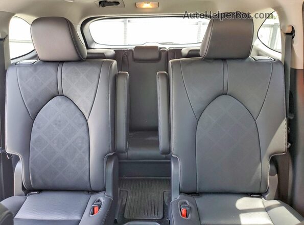 5TDFZRAH5LS002059 2020 TOYOTA HIGHLANDER Black Vista de los asientos traseros