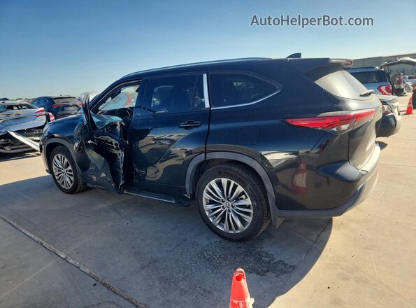 5TDFZRBH1MS159295 2021 TOYOTA HIGHLANDER Black Tył lewy