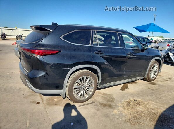 5TDFZRBH1MS159295 2021 TOYOTA HIGHLANDER Black Tył prawy