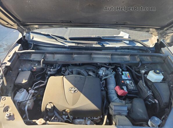5TDFZRBH1MS159295 2021 TOYOTA HIGHLANDER Black Widok komory silnika