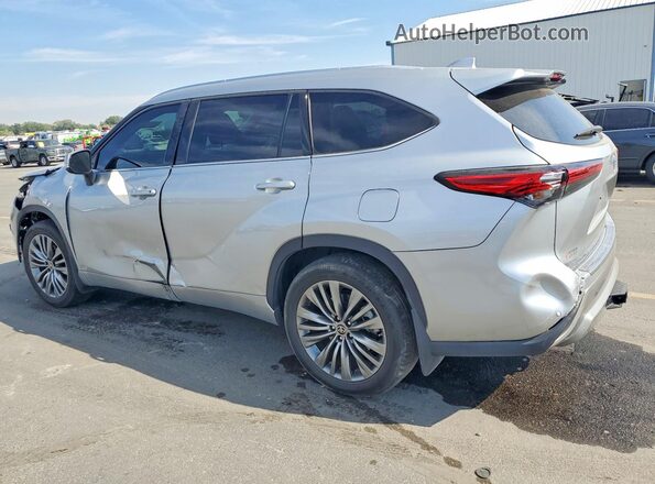 5TDFZRBH1NS170492 2022 TOYOTA HIGHLANDER Silver Հետևի ձախ