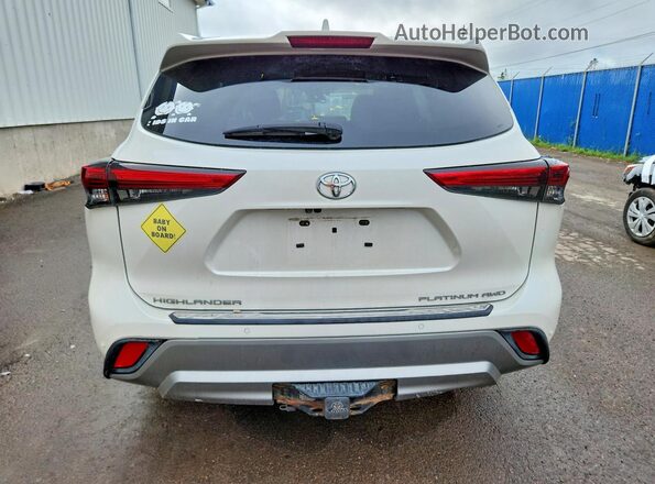 5TDFZRBH2MS129156 2021 TOYOTA HIGHLANDER White Vista trasera