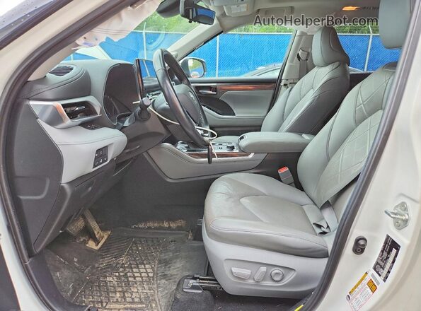 5TDFZRBH2MS129156 2021 TOYOTA HIGHLANDER White Vista interior delantera