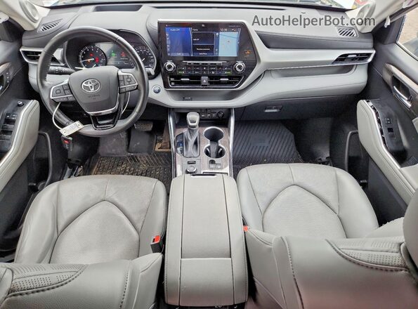 5TDFZRBH2MS129156 2021 TOYOTA HIGHLANDER White Vista del salpicadero