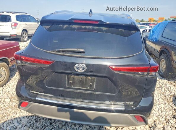 5TDFZRBH3LS056149 2020 TOYOTA HIGHLANDER Черный Вид сзади