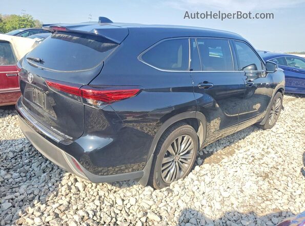 5TDFZRBH3LS056149 2020 TOYOTA HIGHLANDER Черный Задняя правая четверть