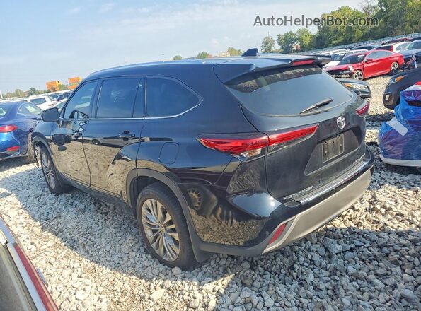 5TDFZRBH3LS056149 2020 TOYOTA HIGHLANDER Черный Задняя левая четверть