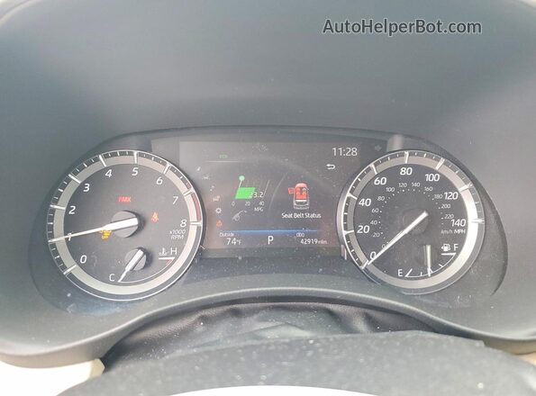 5TDFZRBH3LS056149 2020 TOYOTA HIGHLANDER Черный Вид щитка приборов