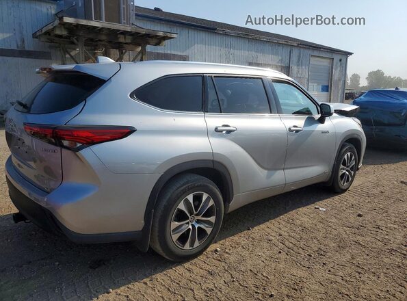 5TDGBRCH2LS507059 2020 TOYOTA HIGHLANDER Silver Задня права чверть