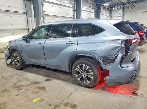 5TDGZRAH5MS080881 2021 TOYOTA HIGHLANDER Blue უკანა მარცხენა