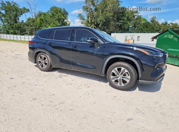 5TDGZRAH5MS519738 2021 TOYOTA HIGHLANDER Black წინა მარჯვენა