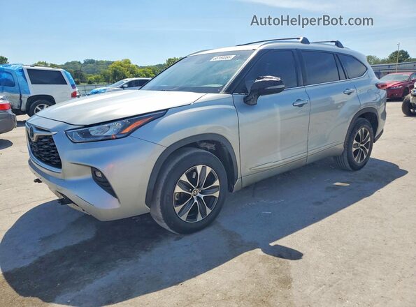5TDGZRAH6LS512067 2020 TOYOTA HIGHLANDER Silver Rear left