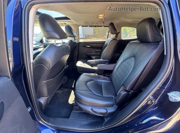 5TDGZRBH0MS545615 2021 TOYOTA HIGHLANDER Blue Widok wnętrza 360 stopni