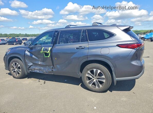 5TDGZRBH1LS048412 2020 TOYOTA HIGHLANDER Серый Задняя левая четверть