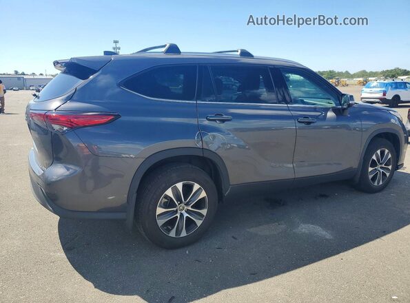5TDGZRBH1LS048412 2020 TOYOTA HIGHLANDER Серый Задняя правая четверть