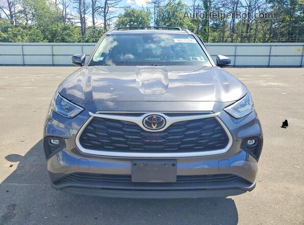 5TDGZRBH1LS048412 2020 TOYOTA HIGHLANDER Серый Вид спереди