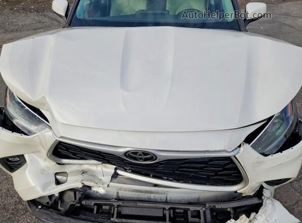 5TDGZRBH1MS532033 2021 TOYOTA HIGHLANDER White Вид підкапотного простору