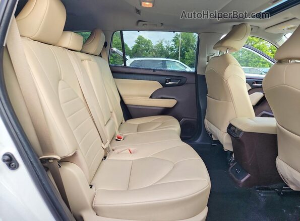 5TDGZRBH1MS532033 2021 TOYOTA HIGHLANDER White Вид задньої частини салону