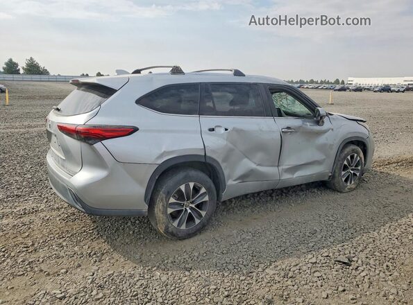 5TDGZRBH4LS500434 2020 TOYOTA HIGHLANDER Gray Հետևի աջ