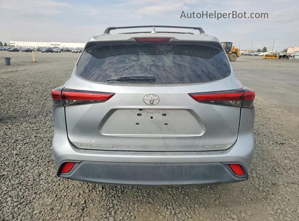 5TDGZRBH4LS500434 2020 TOYOTA HIGHLANDER Gray Հետևի տեսք