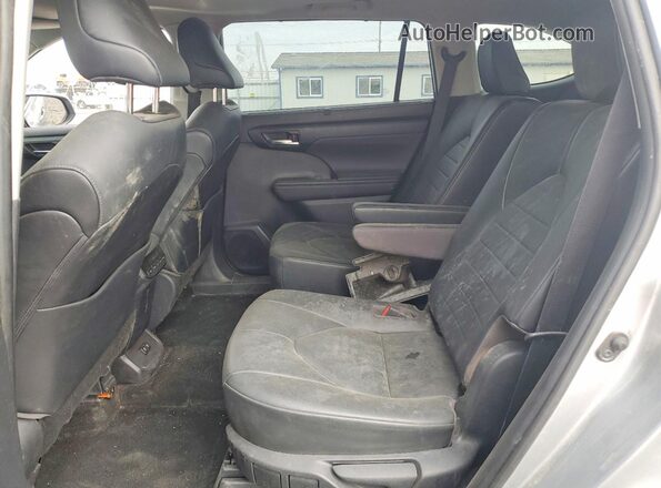 5TDGZRBH4LS500434 2020 TOYOTA HIGHLANDER Gray Սալոնի հետևի տեսք