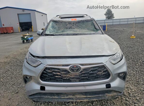 5TDGZRBH4LS500434 2020 TOYOTA HIGHLANDER Gray Դիմացի տեսք
