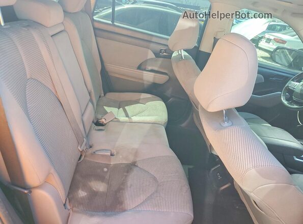 5TDGZRBH4MS112959 2021 TOYOTA HIGHLANDER Black Rear interior view