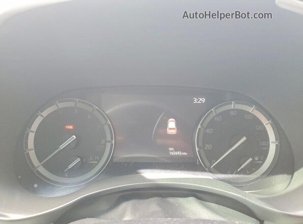 5TDGZRBH4MS112959 2021 TOYOTA HIGHLANDER Black Instrument cluster view