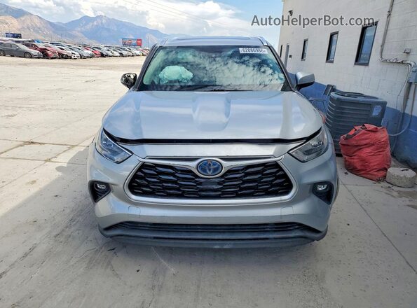 5TDHBRCH3LS507771 2020 TOYOTA HIGHLANDER Silver Vista frontal