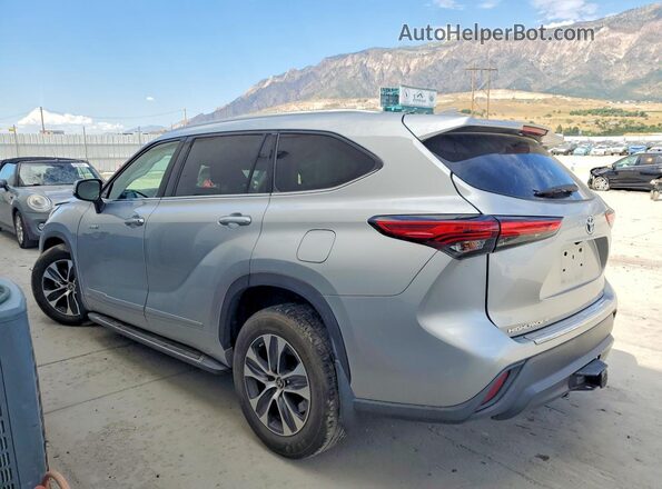 5TDHBRCH3LS507771 2020 TOYOTA HIGHLANDER Silver Trasero izquierdo