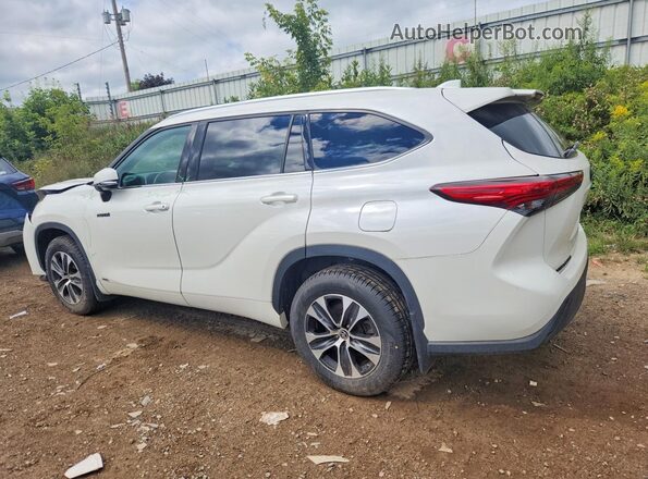 5TDHBRCH8MS531601 2021 TOYOTA HIGHLANDER White Задня ліва чверть