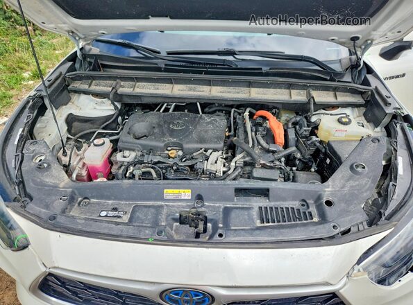 5TDHBRCH8MS531601 2021 TOYOTA HIGHLANDER White Вид підкапотного простору