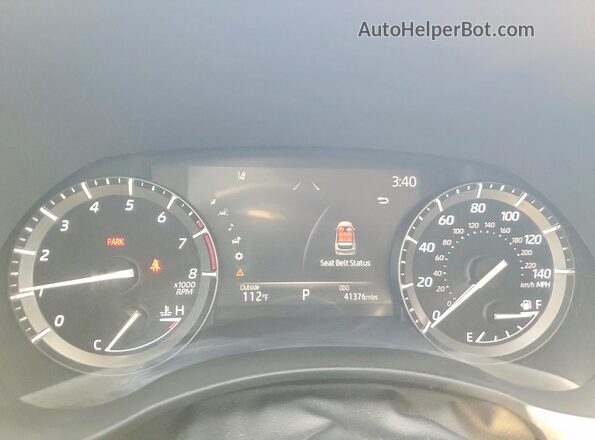 5TDHZRAH7MS046056 2021 TOYOTA HIGHLANDER Белый Вид щитка приборов
