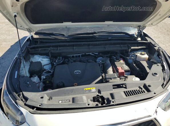 5TDHZRAH7MS046056 2021 TOYOTA HIGHLANDER Белый Вид подкапотного пространства