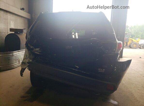 5TDJKRFH1GS310262 2016 TOYOTA HIGHLANDER Black Rear view