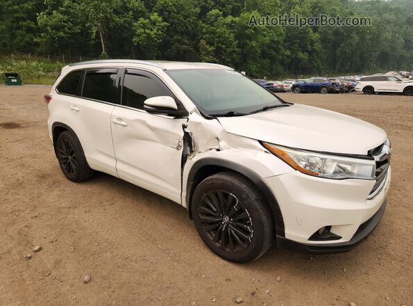 5TDJKRFHXGS228532 2016 TOYOTA HIGHLANDER White წინა მარჯვენა