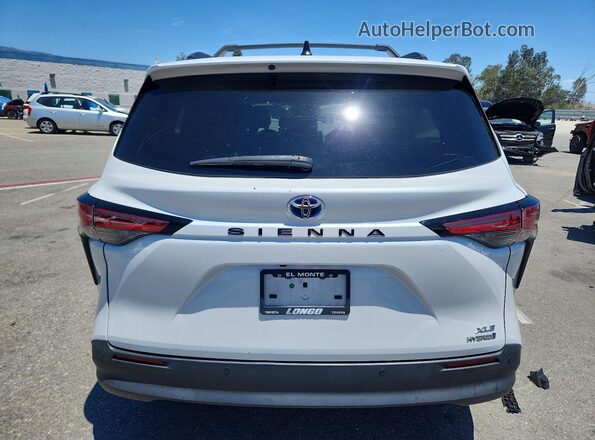 5TDJRKEC5NS095619 2022 TOYOTA SIENNA White უკანა ხედი