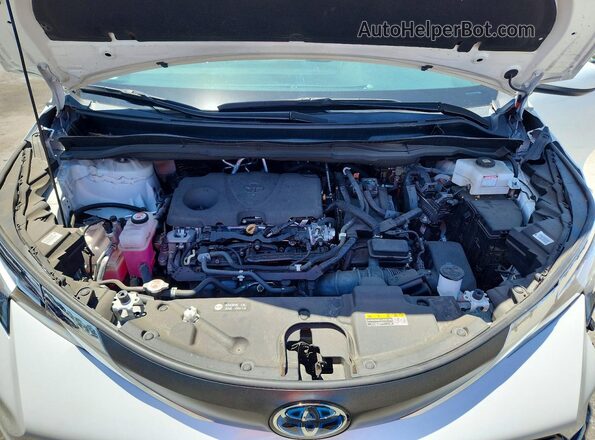 5TDJRKEC5NS095619 2022 TOYOTA SIENNA White ძრავის განყოფილების ხედი