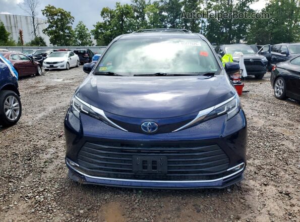 5TDJRKEC6MS035752 2021 TOYOTA SIENNA Blue Դիմացի տեսք