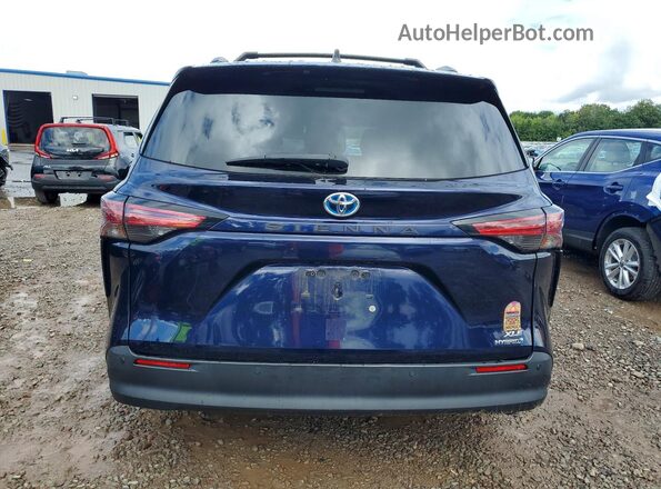5TDJRKEC6MS035752 2021 TOYOTA SIENNA Blue Հետևի տեսք