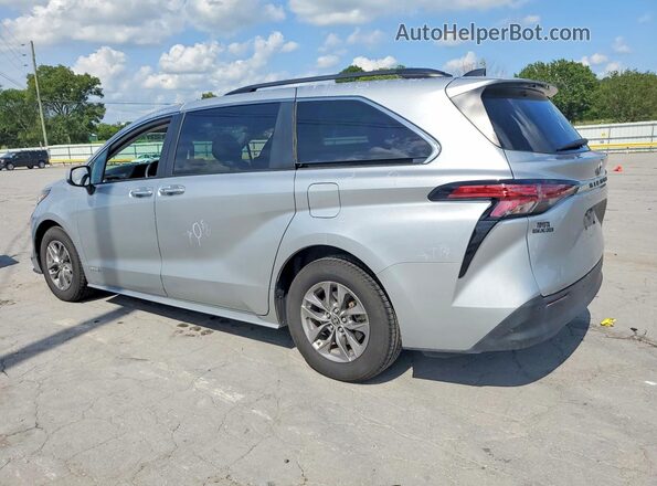 5TDJRKEC7MS023643 2021 TOYOTA SIENNA Silver Tył lewy