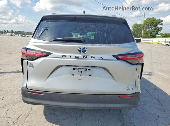 5TDJRKEC7MS023643 2021 TOYOTA SIENNA Silver Widok z tyłu