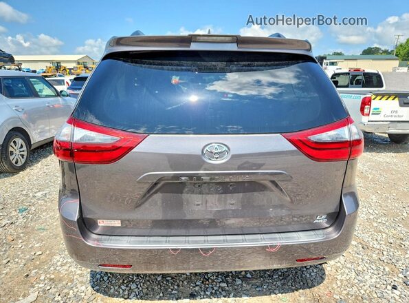 5TDJZ3DC2LS240152 2020 TOYOTA SIENNA Gray Rear view