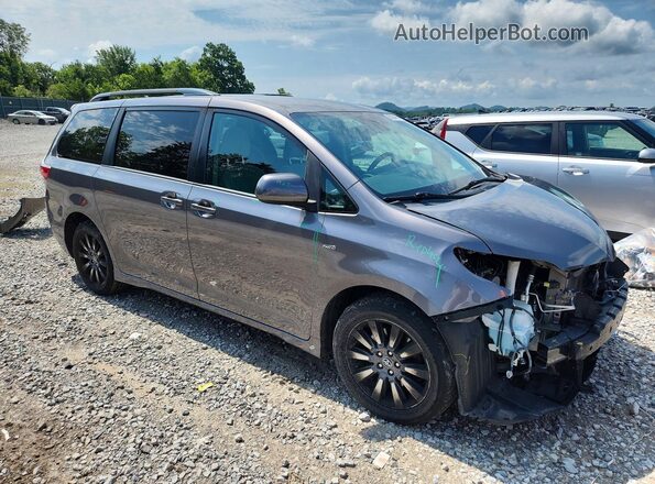 5TDJZ3DC2LS240152 2020 TOYOTA SIENNA Gray Front right