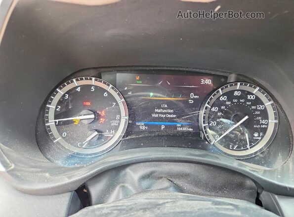 5TDJZRBH9MS083075 2021 TOYOTA HIGHLANDER Белый Вид щитка приборов