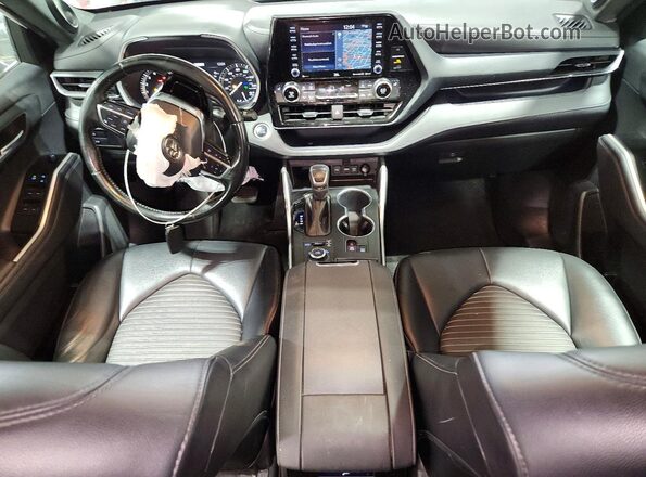 5TDJZRBH9MS099647 2021 TOYOTA HIGHLANDER White წინა პანელის ხედი