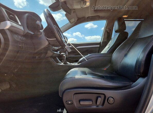 5TDJZRFH0JS488084 2018 TOYOTA HIGHLANDER Silver Вид салону спереду