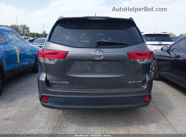 5TDJZRFH0JS534321 2018 TOYOTA HIGHLANDER Gray 
